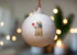 Shar Pei Ceramic Round Bauble